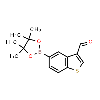 1008361-79-2 | 5-(4,4,5,5-tetramethyl-1,3,2-dioxaborolan-2-yl)benzo[b]thiophene-3-carbaldehyde