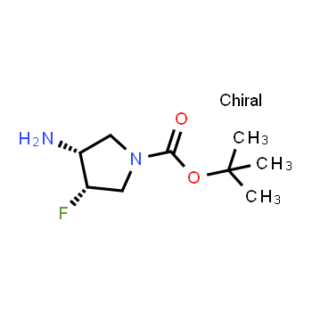 1009075-48-2 | tert-butyl (3R,4S)-3-amino-4-fluoropyrrolidine-1-carboxylate