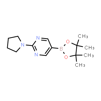 1015242-07-5 | 2-(pyrrolidin-1-yl)-5-(4,4,5,5-tetramethyl-1,3,2-dioxaborolan-2-yl)pyrimidine