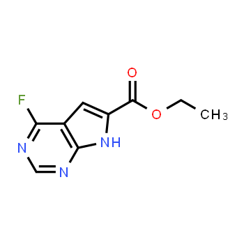 1016241-82-9 | ethyl 4-fluoro-7H-pyrrolo[2,3-d]pyrimidine-6-carboxylate