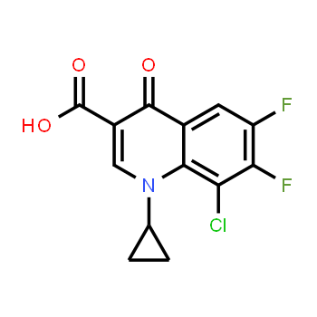 101987-89-7 | 8-chloro-1-cyclopropyl-6,7-difluoro-4-oxo-1,4-dihydroquinoline-3-carboxylic acid