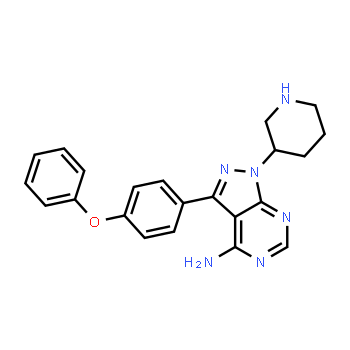 1022150-12-4 | 3-(4-phenoxyphenyl)-1-(3-piperidyl)pyrazolo[3,4-d]pyrimidin-4-amine