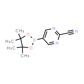 1025708-31-9 | 5-(4,4,5,5-tetramethyl-1,3,2-dioxaborolan-2-yl)pyrimidine-2-carbonitrile