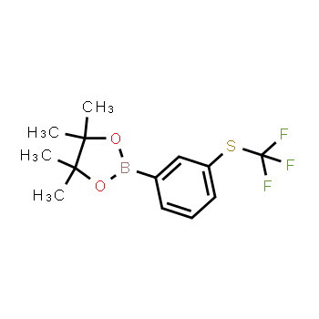 1026796-07-5 | 4,4,5,5-tetramethyl-2-{3-[(trifluoromethyl)sulfanyl]phenyl}-1,3,2-dioxaborolane