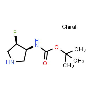 1033718-89-6 | Carbamic acid, N-[(3S,4R)-4-fluoro-3-pyrrolidinyl]-, 1,1-dimethylethyl ester