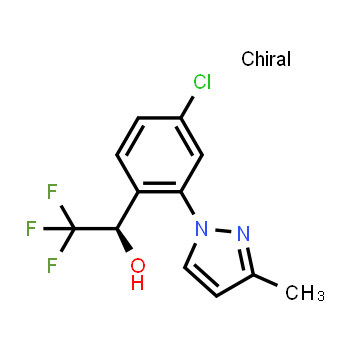 1033805-26-3 | (1R)-1-[4-chloro-2-(3-methyl-1H-pyrazol-1-yl)phenyl]-2,2,2-trifluoroethan-1-ol