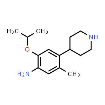 1035230-24-0 | 2-isopropoxy-5-methyl-4-(piperidin-4-yl)aniline