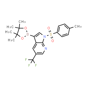 1036027-60-7 | 3-(4,4,5,5-tetramethyl-1,3,2-dioxaborolan-2-yl)-1-tosyl-5-(trifluoromethyl)-1h-pyrrolo[2,3-b]pyridine