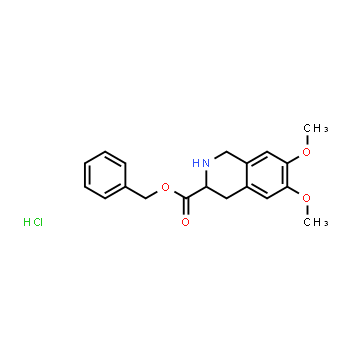 103733-32-0 | 1,2,3,4-Tetrahydro-6,7-dimethoxy-3-isoquinolinecarboxylic acid phenylmethyl ester hydrochloride