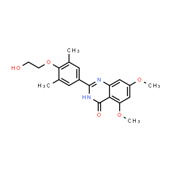 1044870-39-4 | 2-(4-(2-hydroxyethoxy)-3,5-dimethylphenyl)-5,7-dimethoxyquinazolin-4(3H)-one