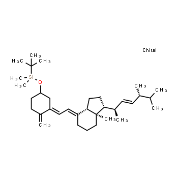 104846-63-1 | tert-butyl((E)-3-((E)-2-((1R,3aS,7aR)-1-((2R,5R,E)-5,6-dimethylhept-3-en-2-yl)-7a-methyldihydro-1H-inden-4(2H,5H,6H,7H,7aH)-ylidene)ethylidene)-4-methylenecyclohexyloxy)dimethylsilane