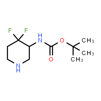 1052713-53-7 | tert-butyl N-(4,4-difluoropiperidin-3-yl)carbamate