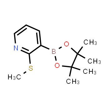 1073354-78-5 | 2-(methylthio)-3-(4,4,5,5-tetramethyl-1,3,2-dioxaborolan-2-yl)pyridine