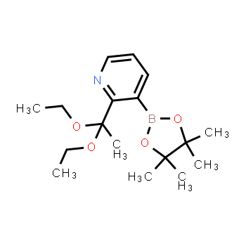 1073355-12-0 | 2-(1,1-diethoxyethyl)-3-(4,4,5,5-tetramethyl-1,3,2-dioxaborolan-2-yl)pyridine