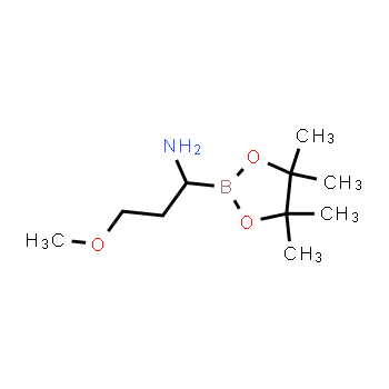 1073588-95-0 | 3-methoxy-1-(4,4,5,5-tetramethyl-1,3,2-dioxaborolan-2-yl)propan-1-amine