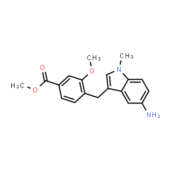 107754-14-3 | 4-(5-Amino-1-methyl-1H-indol-3-ylmethyl)-3-methoxy-benzoic acid methyl ester