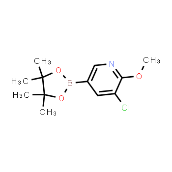 1083168-91-5 | 3-chloro-2-methoxy-5-(4,4,5,5-tetramethyl-1,3,2-dioxaborolan-2-yl)pyridine