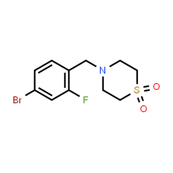 1092563-28-4 | 4-[(4-bromo-2-fluorophenyl)methyl]-1λ⁶-thiomorpholine-1,1-dione