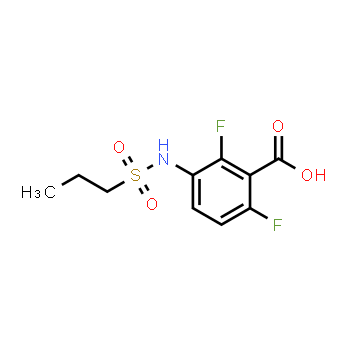 1103234-56-5 | 2,6-Difluoro-3-[(propylsulfonyl)amino]benzoic acid