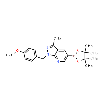 1111638-43-7 | 1-(4-methoxybenzyl)-3-methyl-5-(4,4,5,5-tetramethyl-1,3,2-dioxaborolan-2-yl)-1H-pyrazolo[3,4-b]pyridine