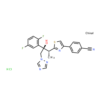 1121545-23-0 | 4-[2-[(1R,2R)-2-(2,5-Difluorophenyl)-2-hydroxy-1-methyl-3-(1H-1,2,4-triazol-1-yl)propyl]-4-thiazolyl]benzonitrile hydrochloride (1:1)