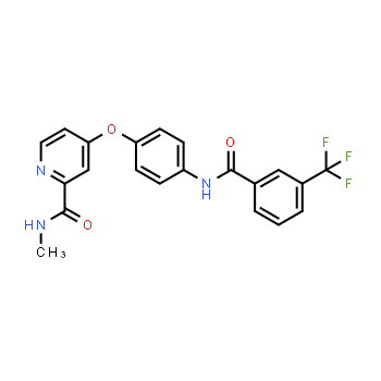 1125780-41-7 | N-methyl-4-(4-(3-(trifluoromethyl)benzamido)phenoxy)picolinamide