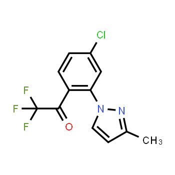 1125828-30-9 | 1-[4-chloro-2-(3-methyl-1H-pyrazol-1-yl)phenyl]-2,2,2-trifluoroethan-1-one