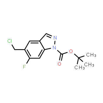 1126424-80-3 | tert-butyl 5-(chloromethyl)-6-fluoro-1H-indazole-1-carboxylate