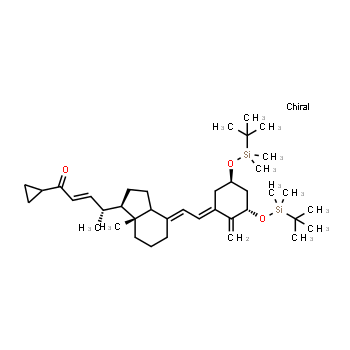 112849-17-9 | (R,E)-4-((1R,3aS,7aR,E)-4-((E)-2-((3S,5R)-3,5-bis((tert-butyldimethyl-silyl)oxy)-2-methylenecyclohexyl-idene) ethylidene)-7a-methyl octahydro-1H-inden-1-yl)-1-cyclopropylpent-2-en-1-one