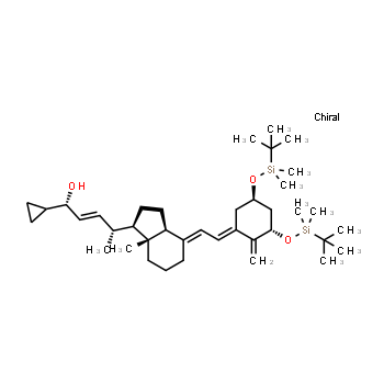 112849-27-1 | 24-Cycloproyply-1,3-bis[[(1,1-dimethylethyl)dimethylsily]oxy]-9,10-secochola-5,7,10(19),22-tetraen-24-ol