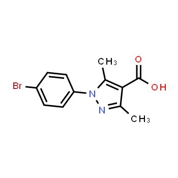 113808-88-1 | 1-(4-bromophenyl)-3,5-dimethyl-1H-pyrazole-4-carboxylic acid