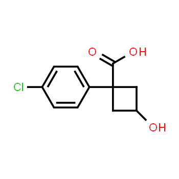 1145681-01-1 | 1-(4-chlorophenyl)-3-hydroxycyclobutanecarboxylic acid