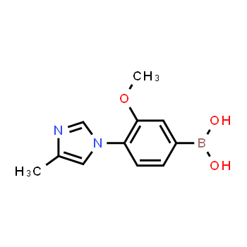 1145786-45-3 | 3-methoxy-4-(4-methyl-1H-imidazol-1-yl)phenylboronic acid