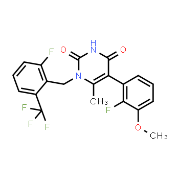 1150560-59-0 | 5-(2-Fluoro-3-methoxyphenyl)-1-[[2-fluoro-6-(trifluoromethyl)phenyl]methyl]-6-methyl-2,4(1H,3H)-pyrimidinedione