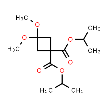 115118-68-8 | Diisopropyl 3,3-dimethoxycyclobutane-1,1-dicarboxylate