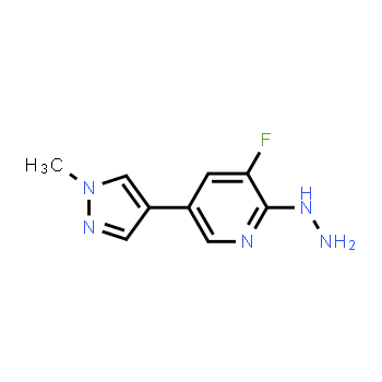 1151802-50-4 | 3-fluoro-2-hydrazinyl-5-(1-methyl-1H-pyrazol-4-yl)pyridine