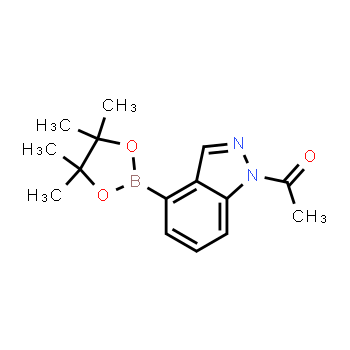 1158680-96-6 | 1-(4-(4,4,5,5-tetramethyl-1,3,2-dioxaborolan-2-yl)-1H-indazol-1-yl)ethanone