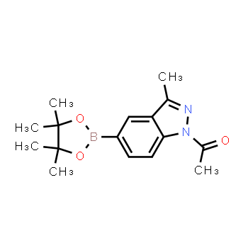 1158680-97-7 | 1-(3-methyl-5-(4,4,5,5-tetramethyl-1,3,2-dioxaborolan-2-yl)-1H-indazol-1-yl)ethanone