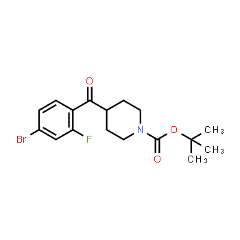 1159826-04-6 | tert-butyl 4-(4-bromo-2-fluorobenzoyl)piperidine-1-carboxylate