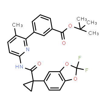 1160221-25-9 | tert-butyl 3-(6-(1-(2,2-difluorobenzo[d][1,3]dioxol-5-yl)cyclopropanecarboxamido)-3-methylpyridin-2-yl)benzoate