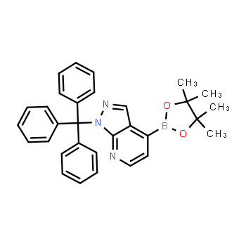 1160502-13-5 | 4-(4,4,5,5-tetramethyl-1,3,2-dioxaborolan-2-yl)-1-trityl-1H-pyrazolo[3,4-b]pyridine