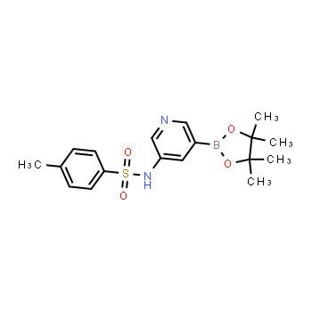 1162681-06-2 | 4-methyl-N-(5-(4,4,5,5-tetramethyl-1,3,2-dioxaborolan-2-yl)pyridin-3-yl)benzenesulfonamide