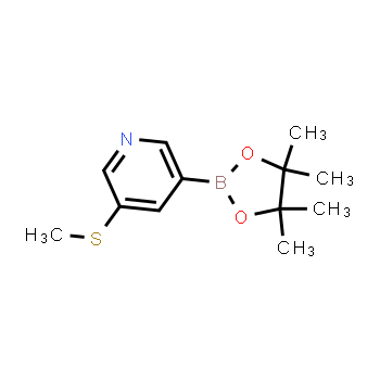 1171891-40-9 | 3-(methylthio)-5-(4,4,5,5-tetramethyl-1,3,2-dioxaborolan-2-yl)pyridine