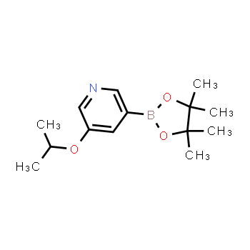 1171892-42-4 | 3-isopropoxy-5-(4,4,5,5-tetramethyl-1,3,2-dioxaborolan-2-yl)pyridine