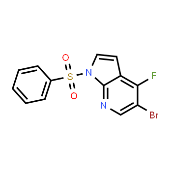 1172067-98-9 | 1-(benzenesulfonyl)-5-bromo-4-fluoro-1H-pyrrolo[2,3-b]pyridine