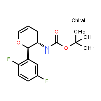 1172623-98-1 | Carbamic acid, N-[(2R,3S)-2-(2,5-difluorophenyl)-3,4-dihydro-2H-pyran-3-yl]-, 1,1-dimethylethyl ester