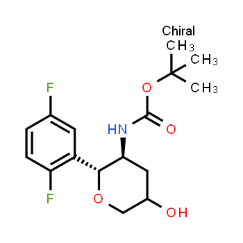 1172623-99-2 | tert-butyl N-[(2R,3S)-2-(2,5-difluorophenyl)-5-hydroxyoxan-3-yl]carbamate