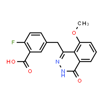 1174044-71-3 | 2-Fluoro-5-((8-methoxy-4-oxo-3,4-dihydrophthalazin-1-yl)methyl)benzoic acid