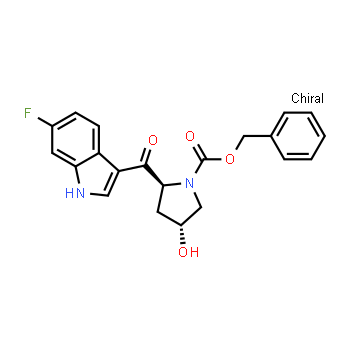 1174655-35-6 | benzyl (2S,4R)-2-(6-fluoro-1H-indole-3-carbonyl)-4-hydroxypyrrolidine-1-carboxylate