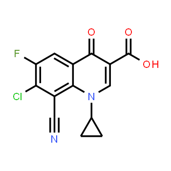 117528-65-1 | 3-Quinolinecarboxylic acid, 7-chloro-8-cyano-1-cyclopropyl-6-fluoro-1,4-dihydro-4-oxo-